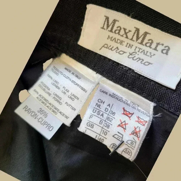 Max Mara Linen knee length skirt 36 - Picture 3 of 4